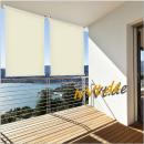 Sonnenschutz Außen-/Balkonrollo von 100cm bis 180cm breit