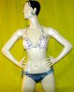 Damen Bikini in Groesse 42 / XL von BLANC+NOIR